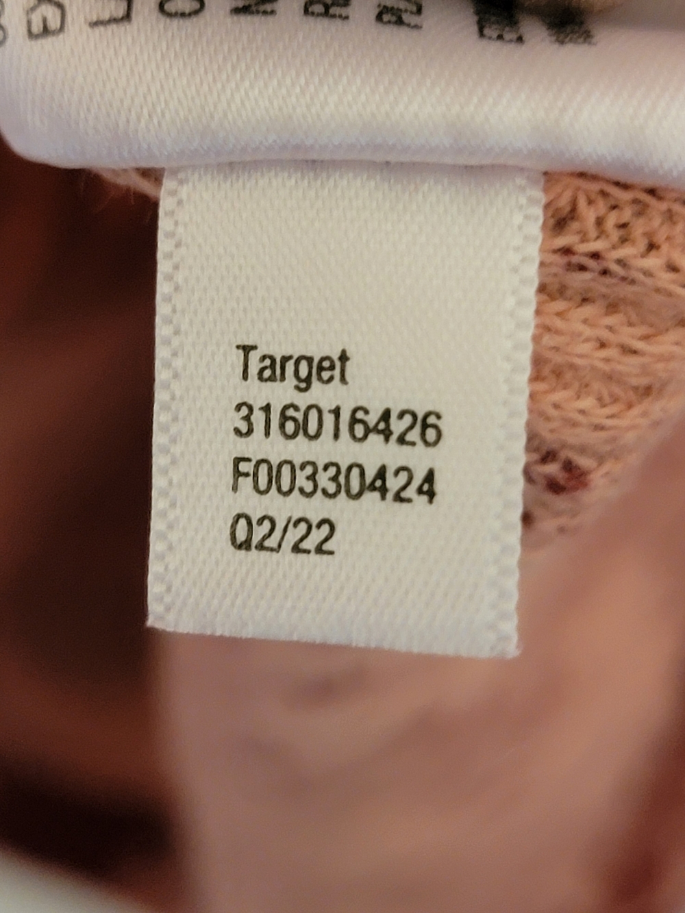 Knox Rose Waffle Knit Floral Ribbed Top Size 1X - Picture 6 of 7